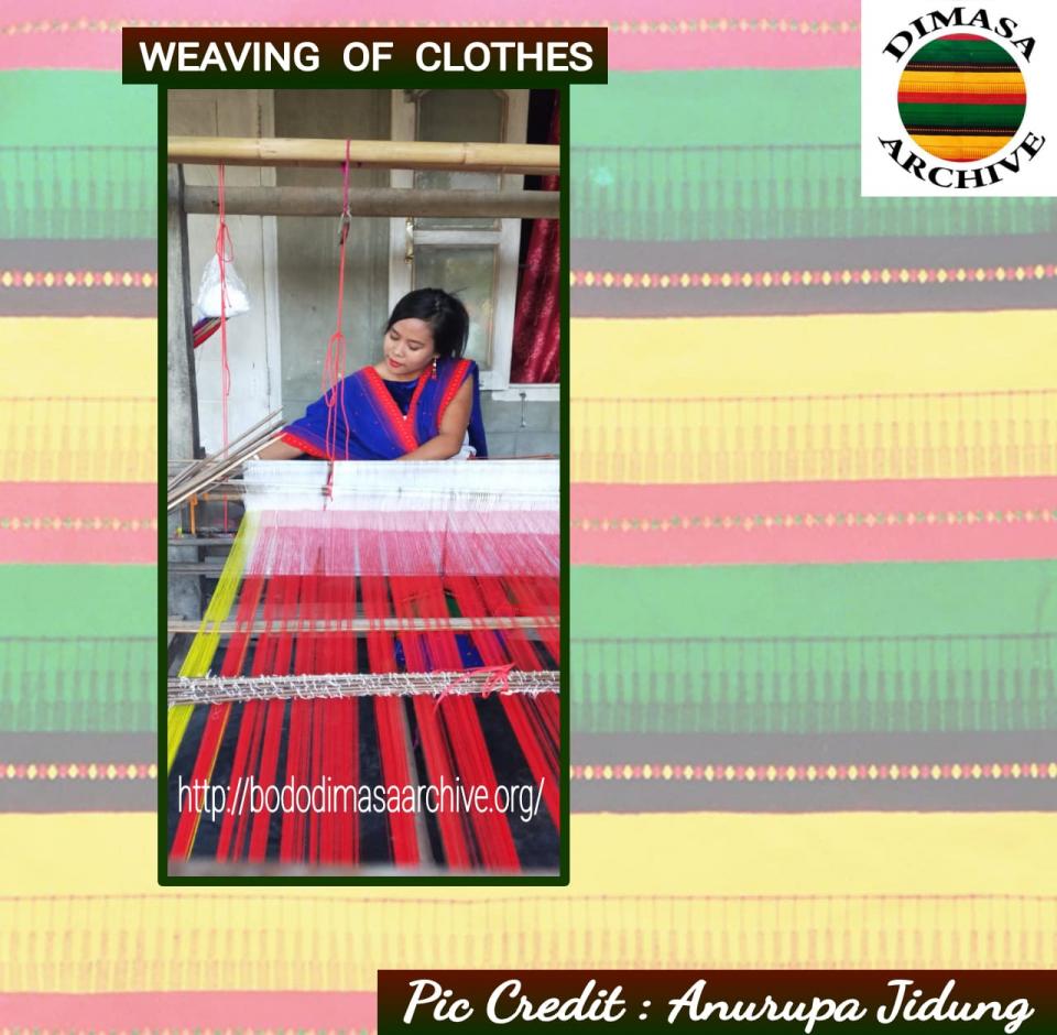 Weaving of clothes